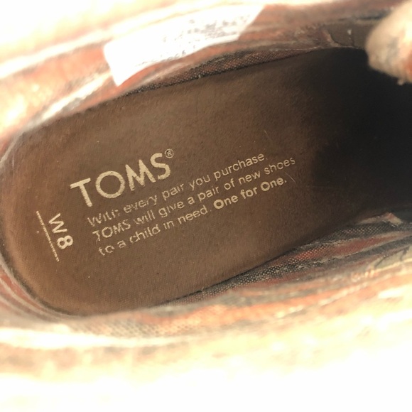 Toms Taupe Desert Wedge Suede Leather Laced Bootie 8 - Picture 9 of 10